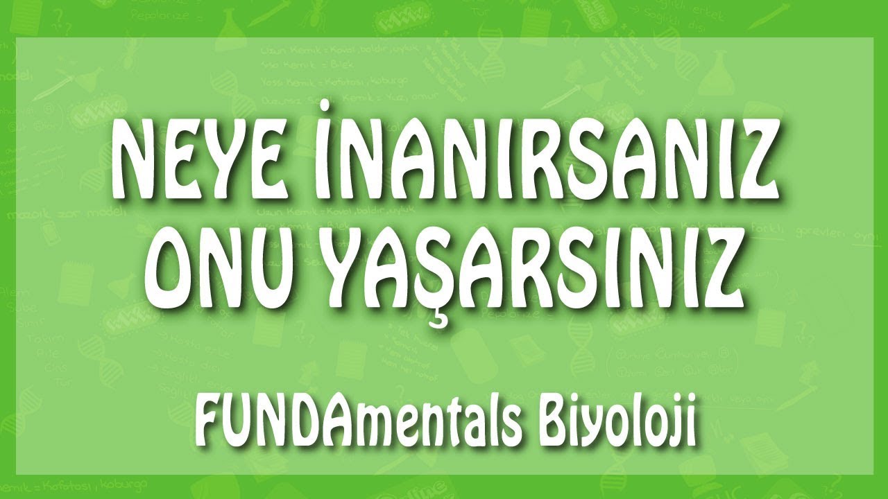 Neye İnanırsanız Onu Yaşarsınız! 
Plasebo /Nosebo /Bilinçaltının Gücü
