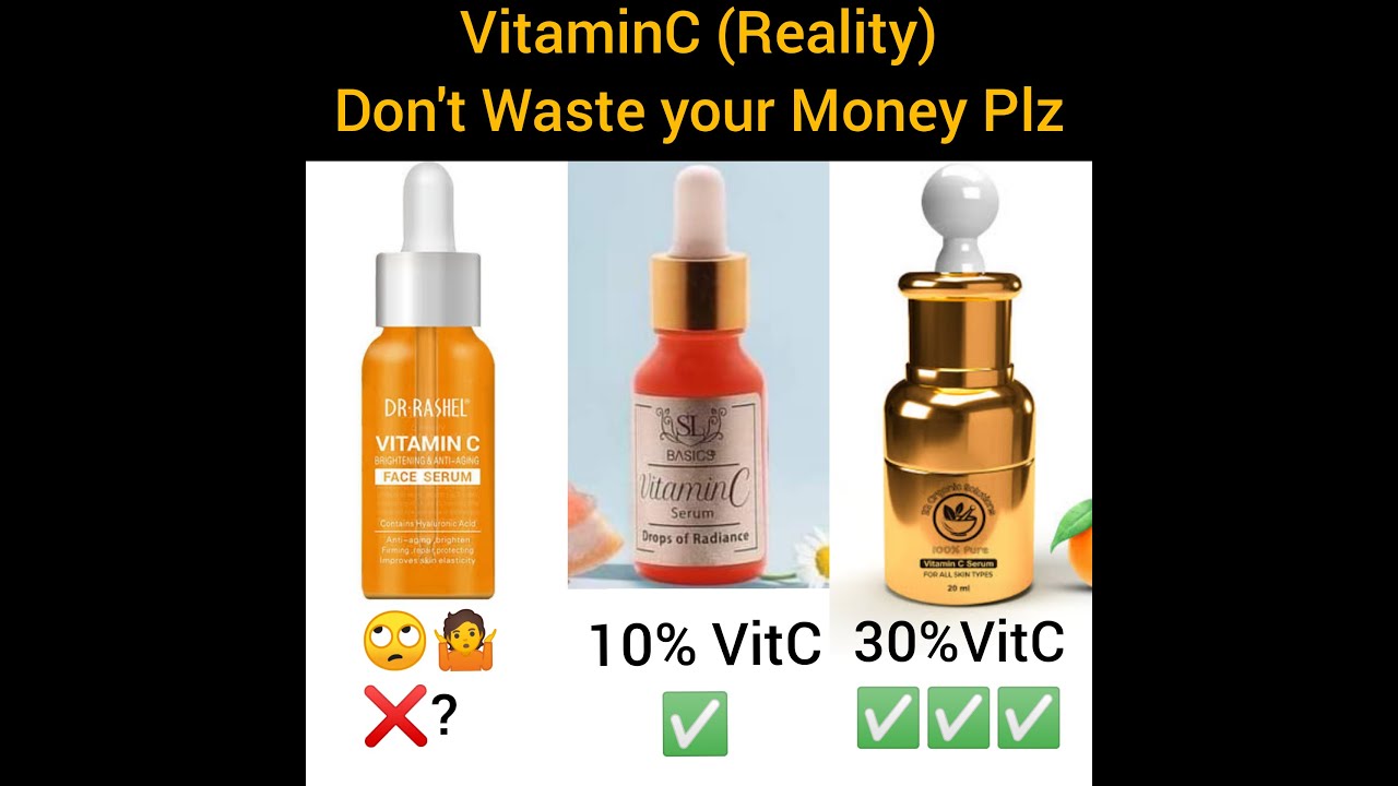 Dr Rasheal VitC Serum Shocking Reality I SL Basics I IQ Organic Solution, How To Choose Right VitC??
