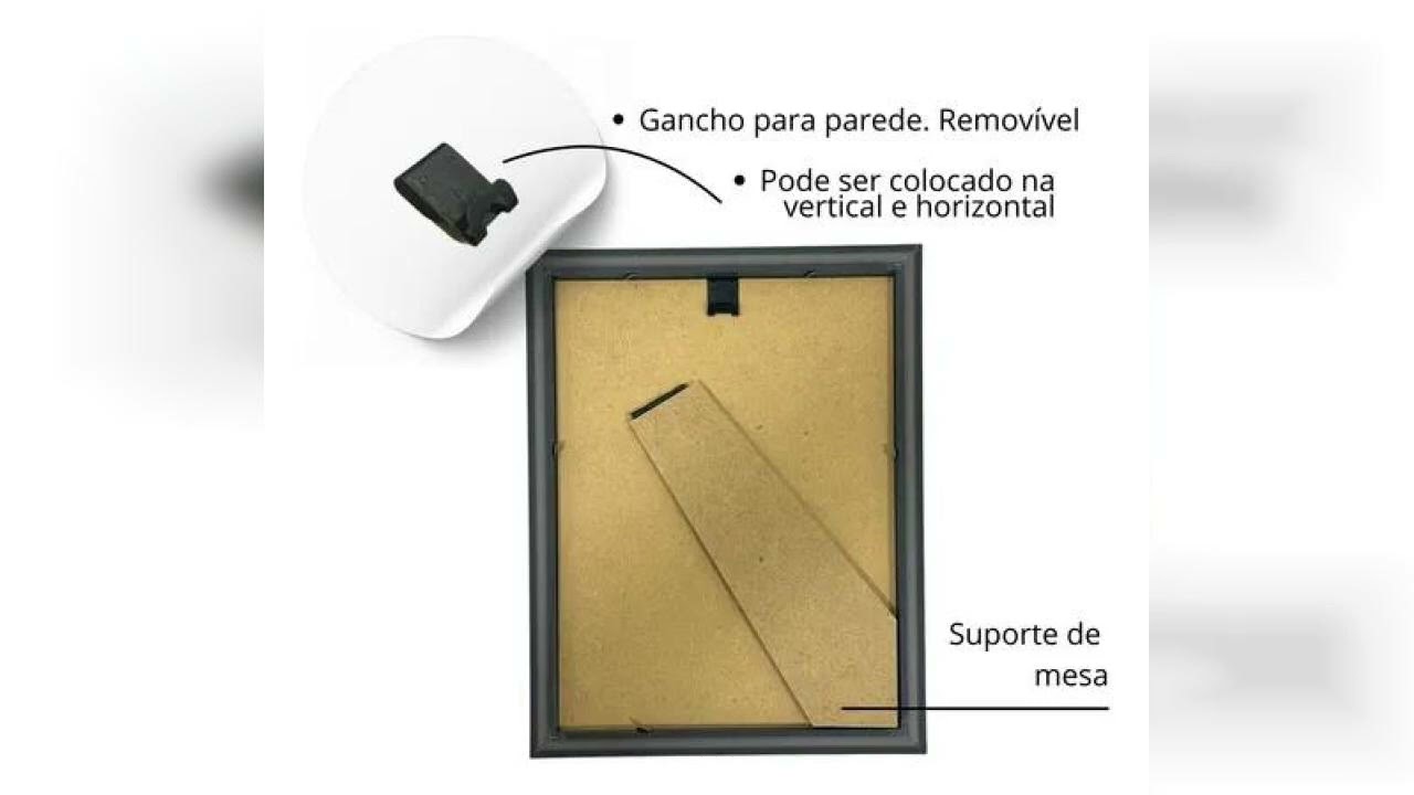 Resenha: Porta Retrato 20x25 Duo Com Paspatur Branco Mdf E Acetato