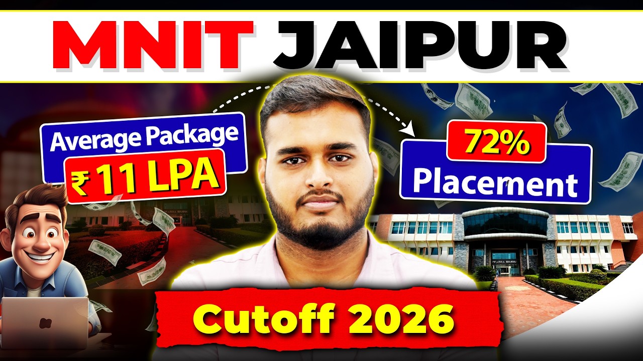 MNIT Jaipur College Review 😱| 72% Placement , 11 Lakhs Average Package #jeemains