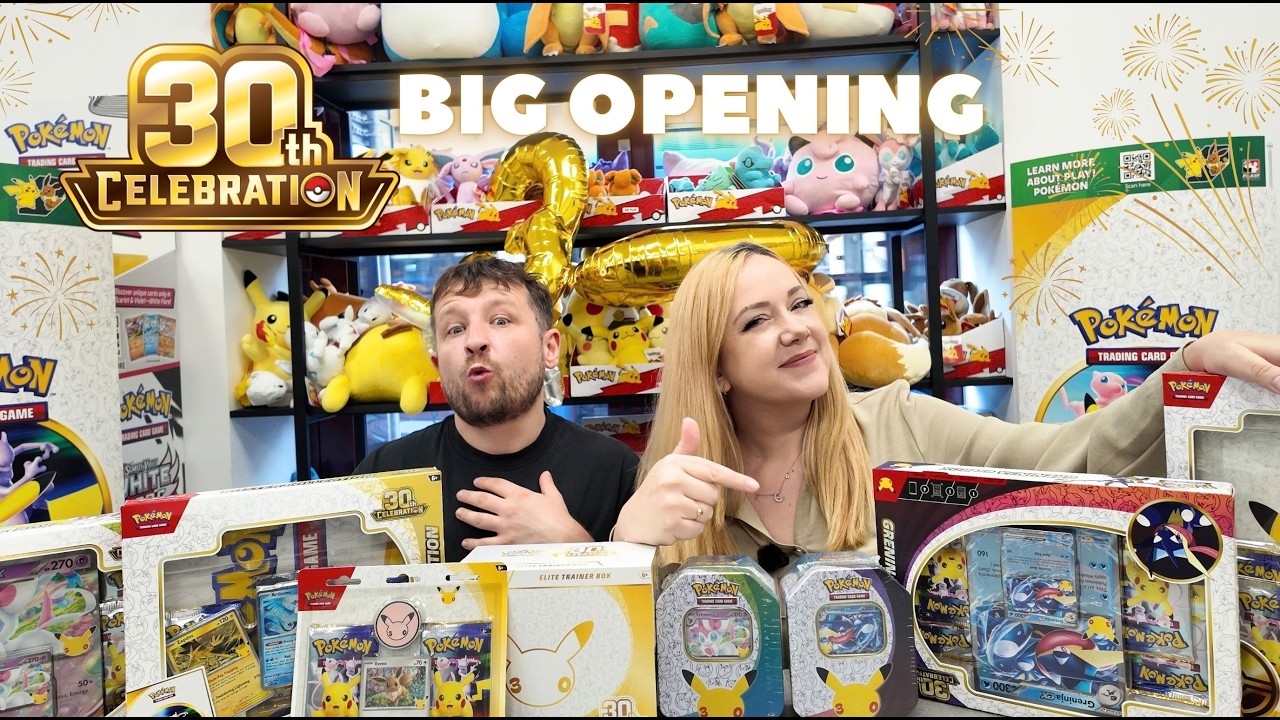 Otwieramy WSZYSTKO z 30-lecia Pok&eacute;mon 😱 + KONKURS dla widz&oacute;w!