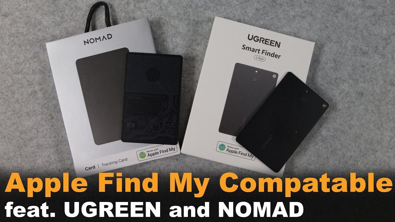 Apple AirTag Alternatives | UGreen and Nomad Find My Cards | 4K