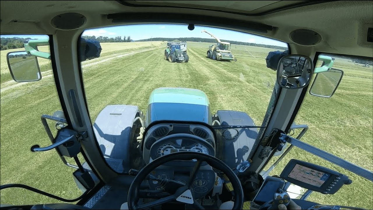 POV/GoPro/driver view - FENDT Vario 936 Power + FLIEGL ASW 268  / odvoz senáže 2021 *[Full HD]*