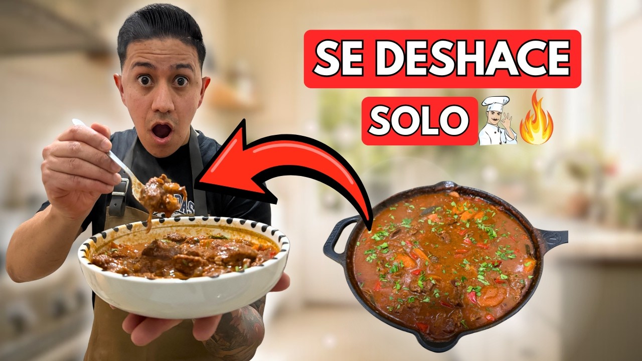 ESTOFADO DE CARNE CASERO 🍲🔥 RECETA FÁCIL Y MUY TIERNA | EL SECRETO PARA QUE QUEDE PERFECTO