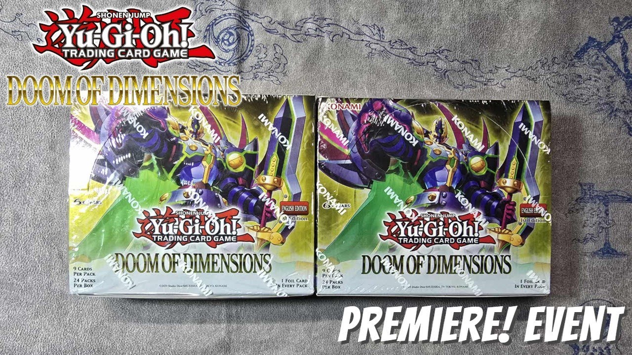 Премьера Yugioh Doom of Dimensions! Открытие двух коробок!