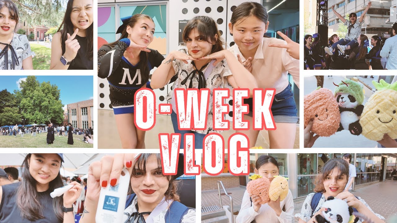 An International Student's FIRST DAY OF UNI ORIENTATION VLOG #oweek #unimelb #internationalstudent