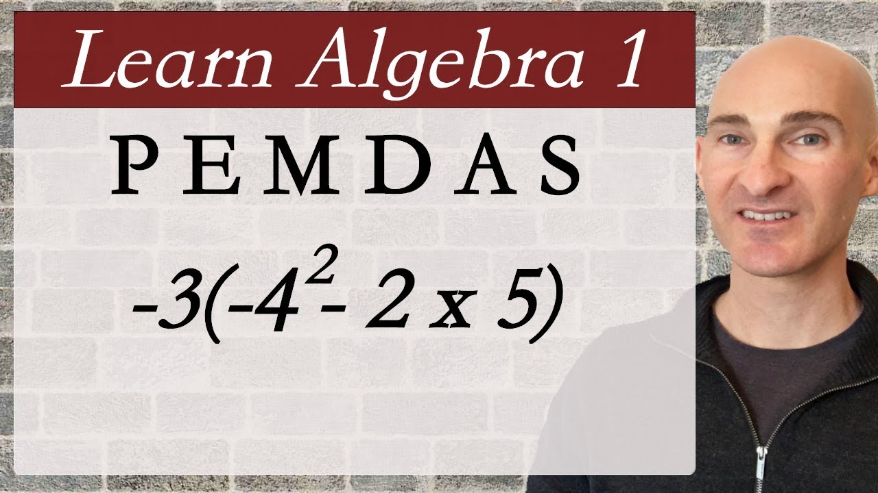 Order of Operations - PEMDAS (Learn Algebra 1)