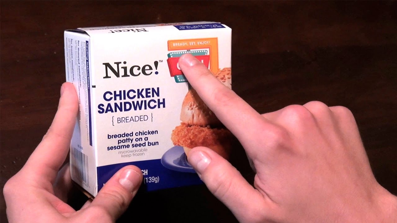 Unboxing Nice Brand Chicken Sandwich