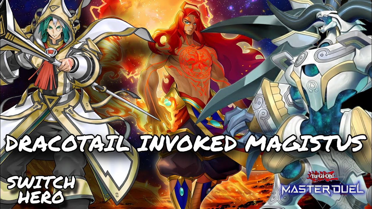 DRACOTAIL MAGISTUS INVOKED COMBO RANKED GAMEPLAY (Yu-Gi-Oh Master Duel) 