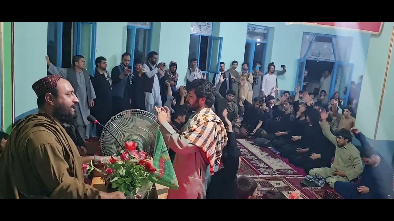نوحه سید میلاد مقصودی شب چهارده ام محرم 1402 مسجد جامع و تکیه خانه محمودیه ولسوالی شولگره ولایت بلخ