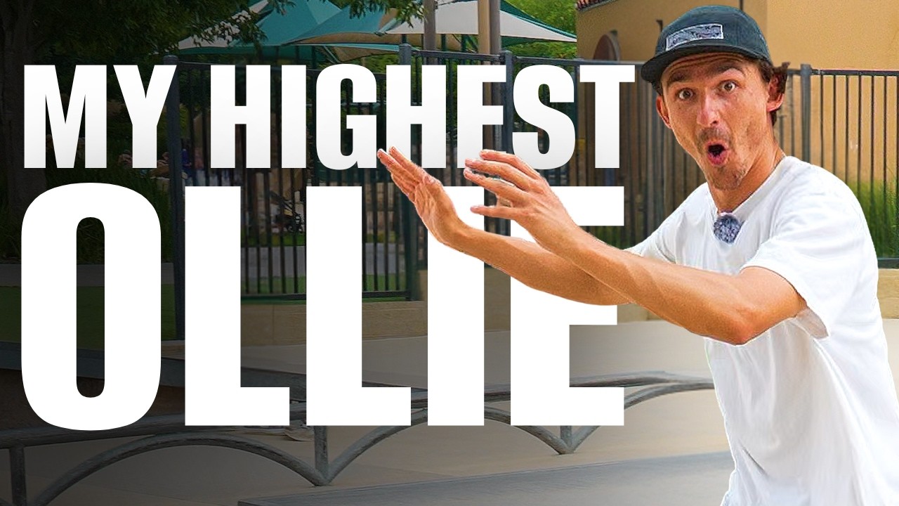 Мой самый высокий олли в жизни — чему я научился