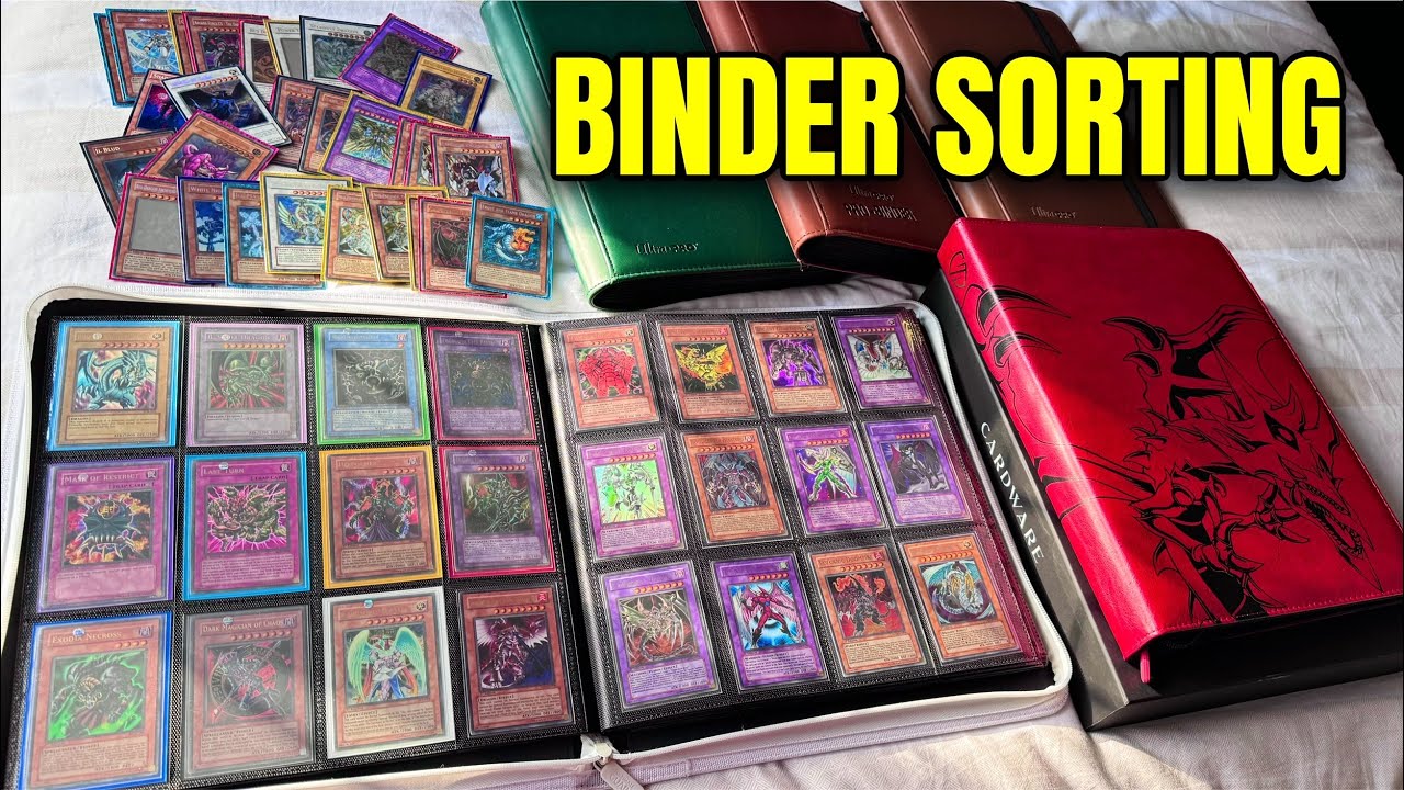 Sorting My Yugioh Collection Binders! HELP ME OUT! 📕
