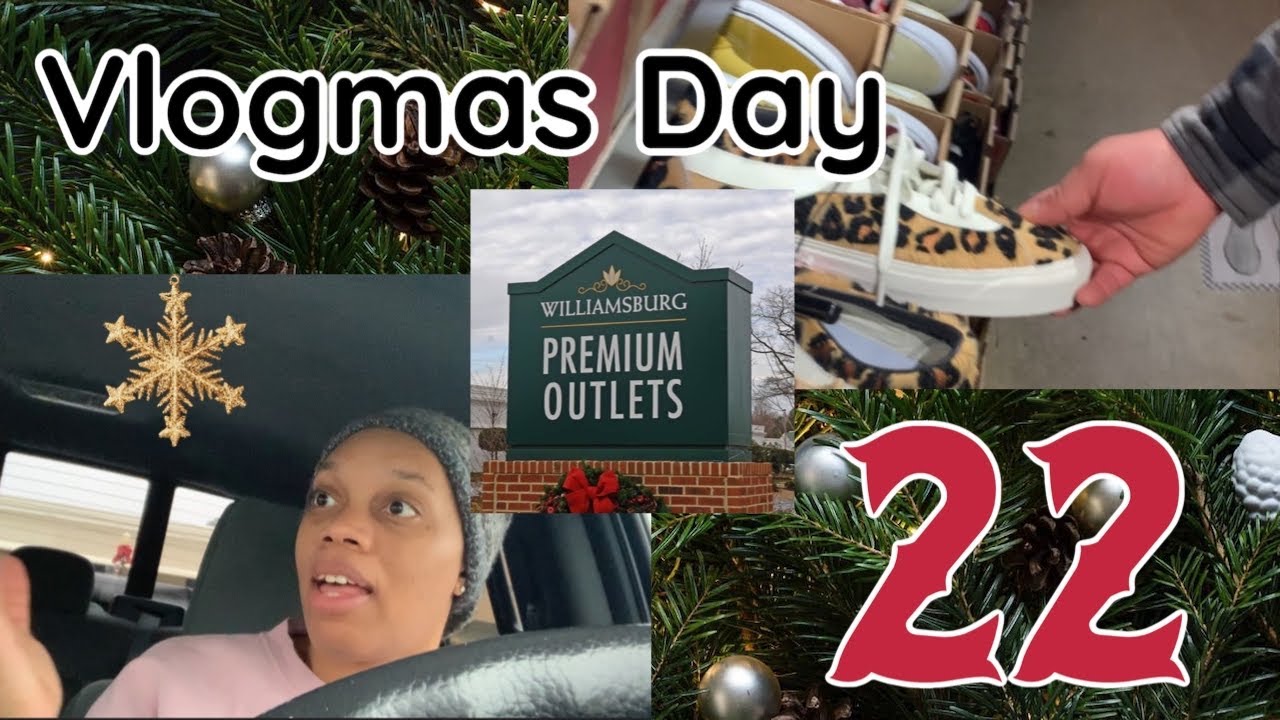 Williamsburg Premium Outlets | Vlogmas Day 22