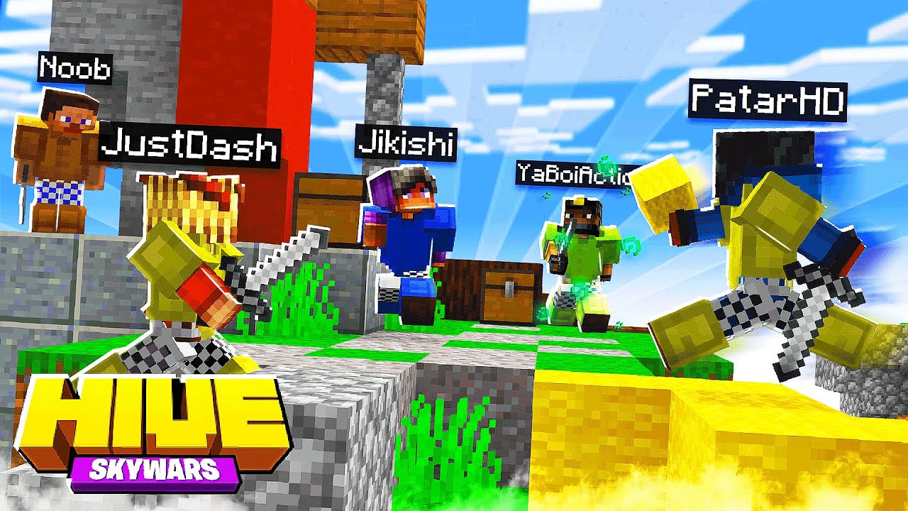 I was in a HIVE Sky wars tournament ft. YouTubers!