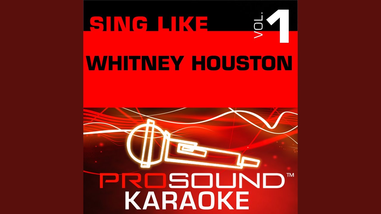 All At Once (Karaoke Instrumental Track) (In the Style of Whitney Houston)