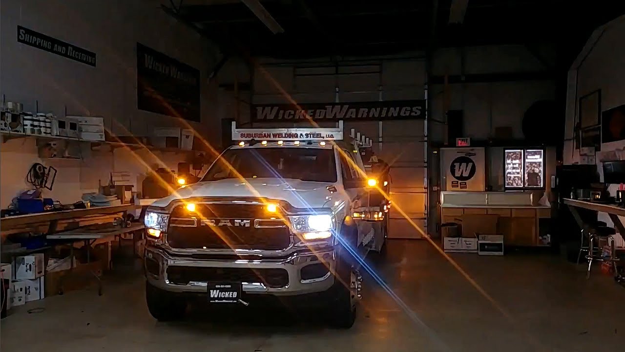 2020 Dodge Ram 4500 Service Truck Strobe Lights