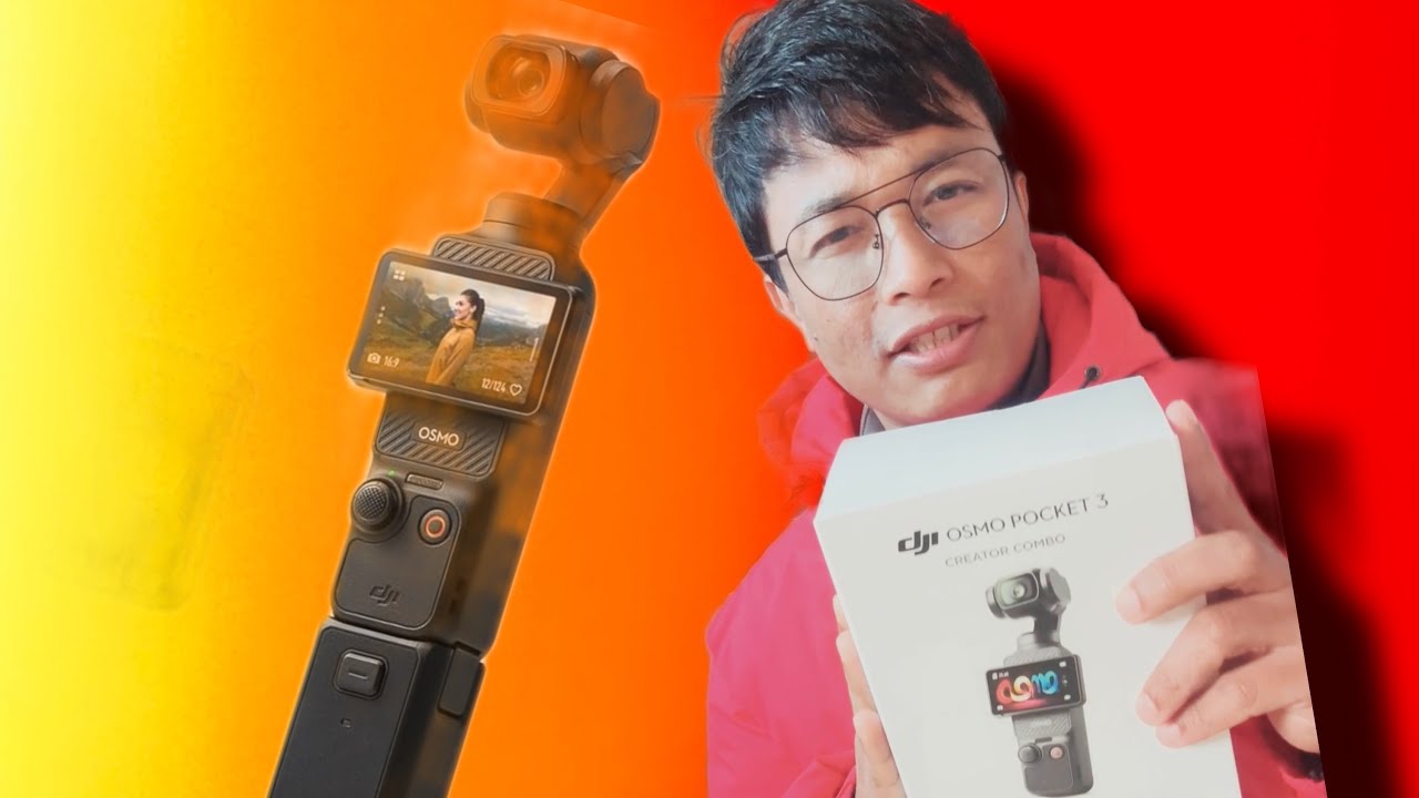 DJI OSMO POCKET 3 Camera unboxing 