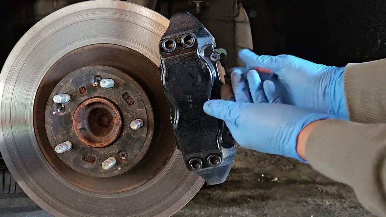 2013 Hyundai Genesis R-spec Front Brake Pad Replacement