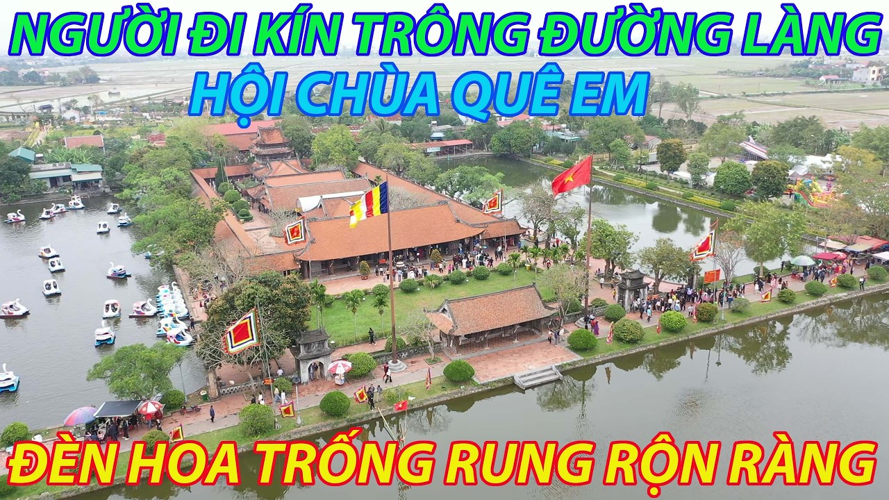 Chùa Keo ở Thái Bình mồng 6 tết Bính Ngọ 2026 và bài hát hoa xoan đêm hội