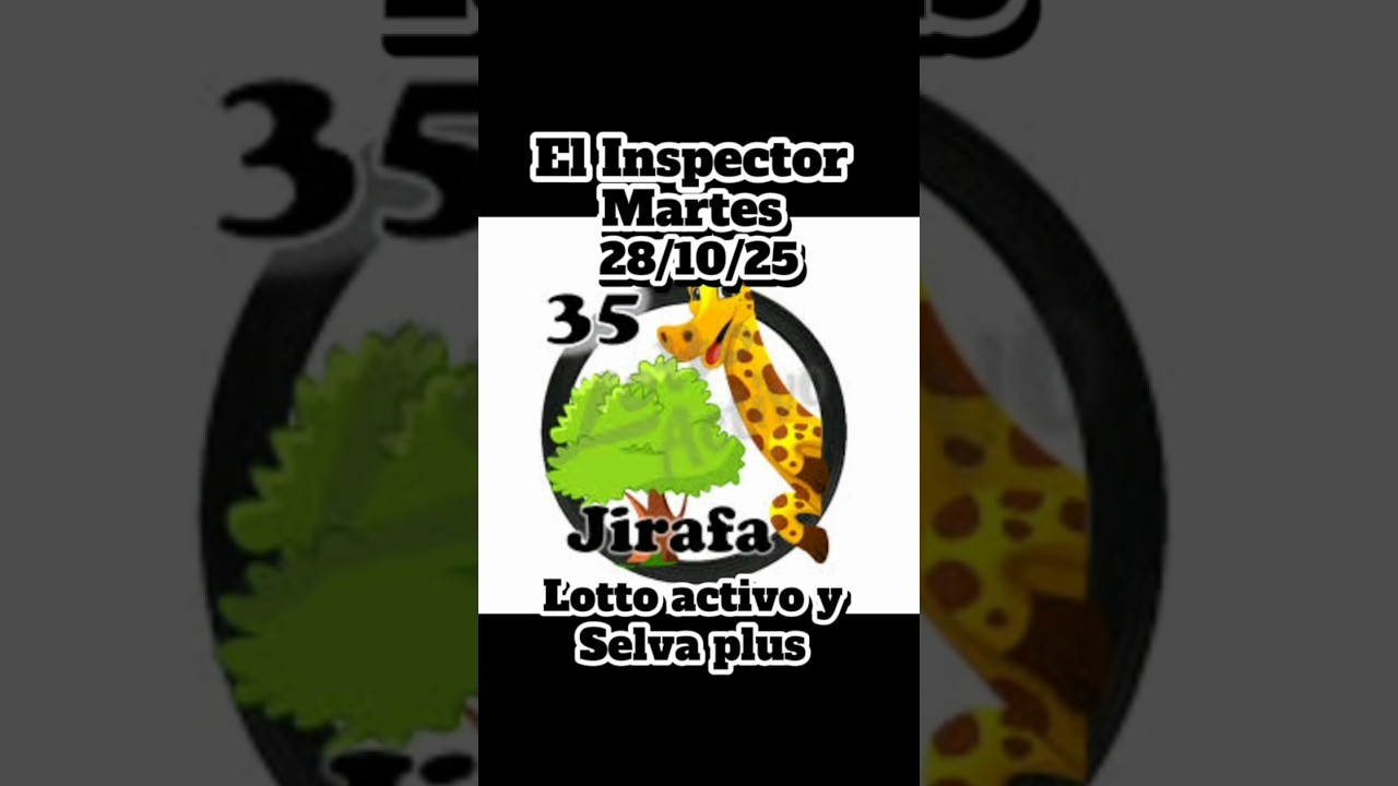 Datos de animalitos hoy Martes 28/10/25 #lottoactivo #lagranjita #selvaplus