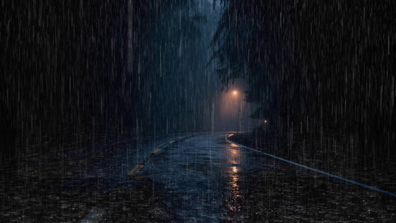 Calming Rain Sounds for Sleep 🌙 Calm ASMR Rain Ambience, Relax