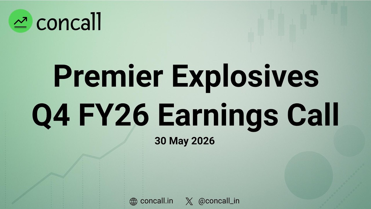 Premier Explosives Q4 FY26 Earnings Conference Call | Concall.in