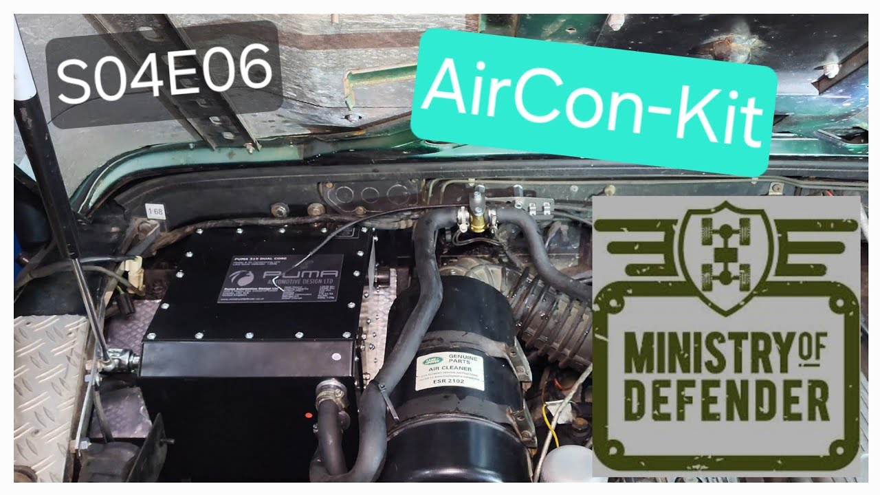 S04E06 - Ministry of Defender Klimaanlage einbauen Part1 | Defender AirCon Kit