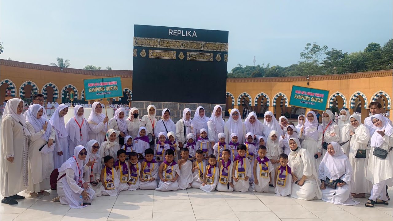 Peragaan Manasik Haji Angkatan Pertama PAUDQU KAMPUNG QUR'AN JAKARTA || Al Mahmudah Training Center
