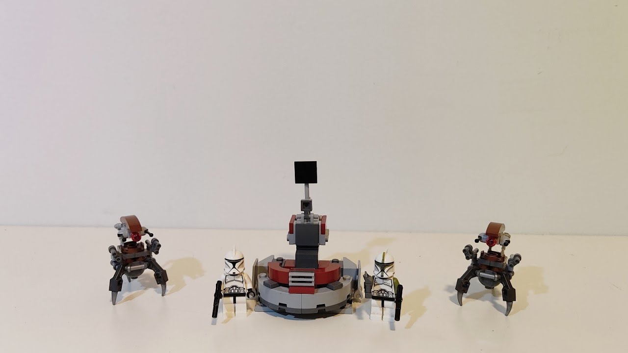 Lego star wars 2013, 75000 clone trooper Vs droideka battle pack review!