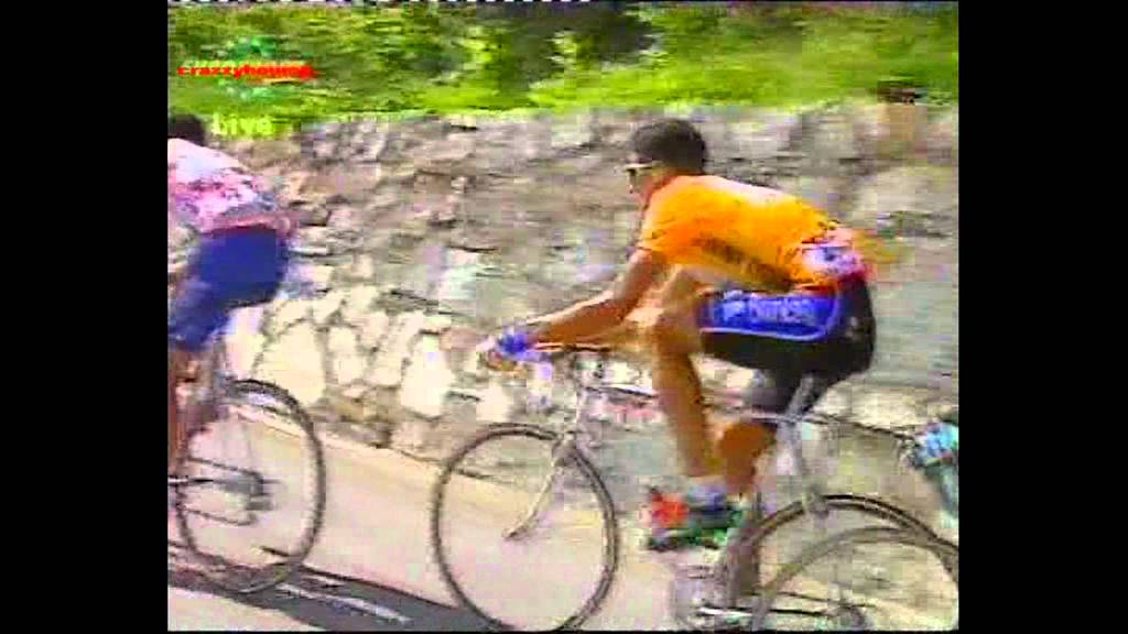 Sestriers To  L'Alpe-D'Huez stage 14 eurosport 1992