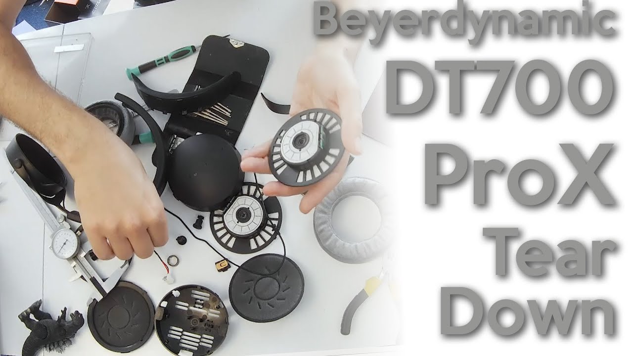 Разборка Beyerdynamic DT700 Pro X. Взгляд изнутри на новые студийные наушники Beyer с закрытым ко...