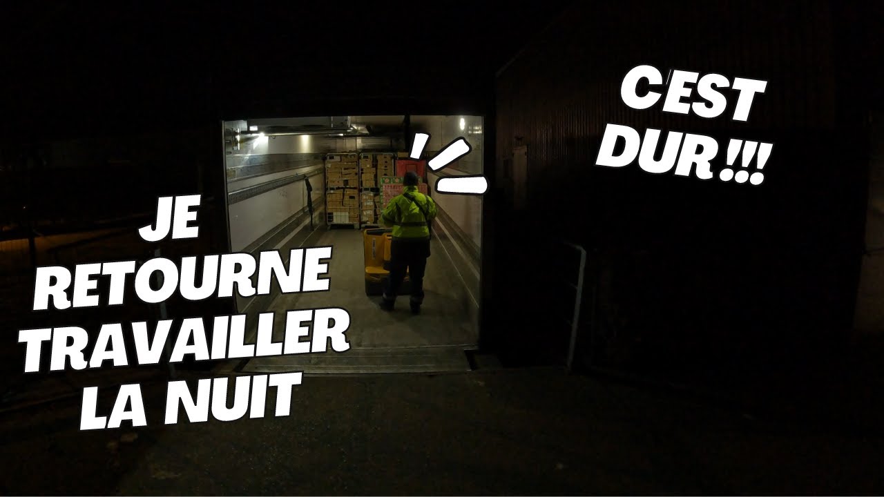 JE RETOURNE UNE NUIT EN FRIGO ! C'EST DUR !