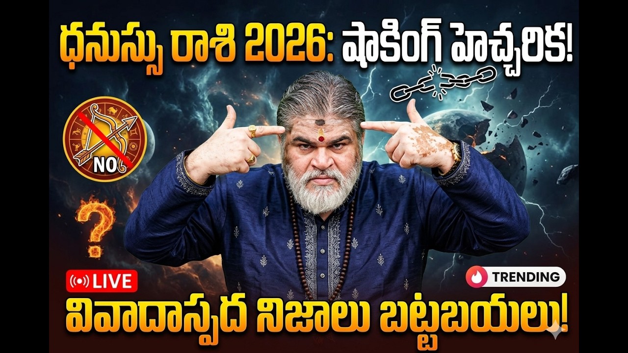 ధనుస్సు రాశి 2026: ఊహించని వివాదం!