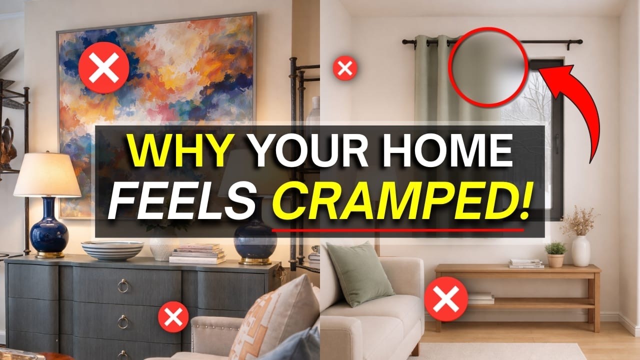 8 Design Mistakes That Make Your Home Feel SMALL