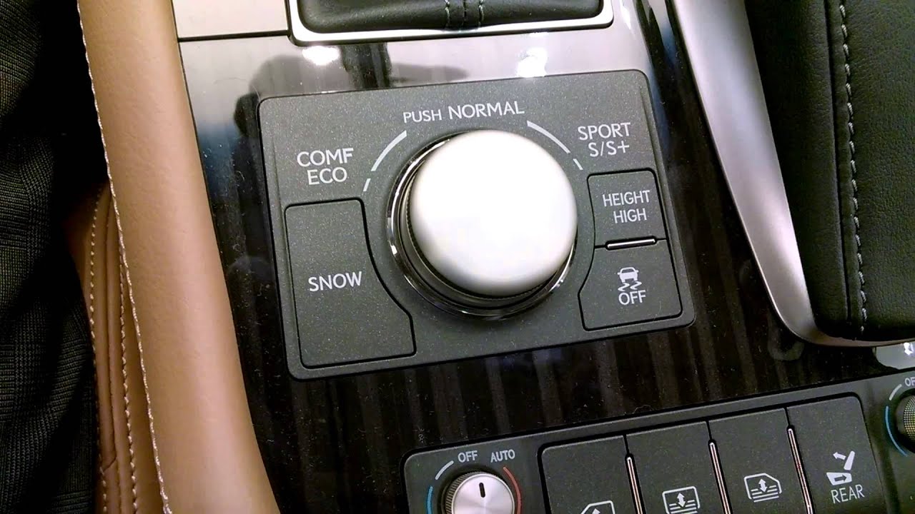 Система выбора режима движения Lexus-LS460