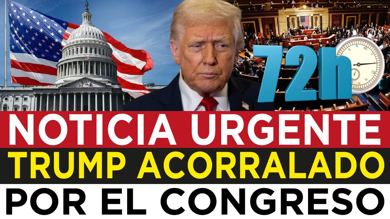 DESDE EL CONGRESO LE IMPONEN UN LÍMITE A TRUMP