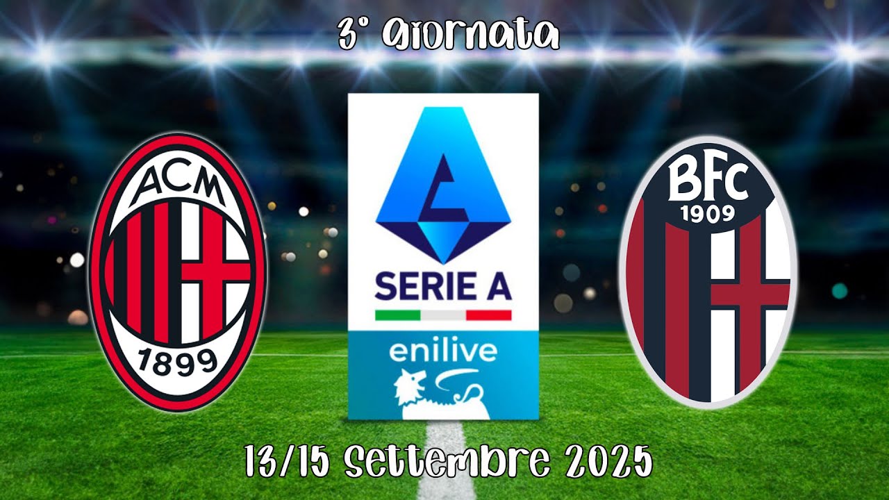 Milan - Bologna | 3° giornata Serie A EniLive 25/26 | Simulazione su EA FC 25