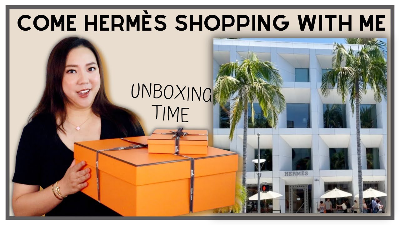 Come Hermès Shopping With Me | Hermès Shopping Beverly Hills + Hermès Unboxing | My First Luxury