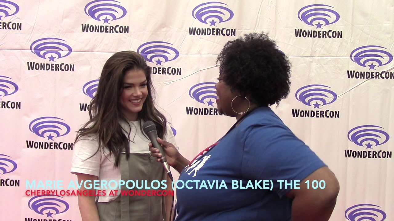 Marie Avgeropoulos Octavia Blake the 100 at Wondercon 2019
