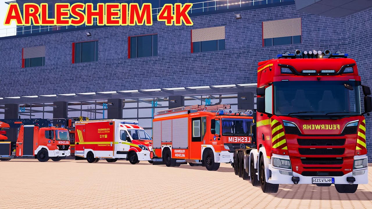 Emergency Call 112 – 2 Stunden Arlesheim Feuerwehr im Einsatz | 4K Ultra Longplay