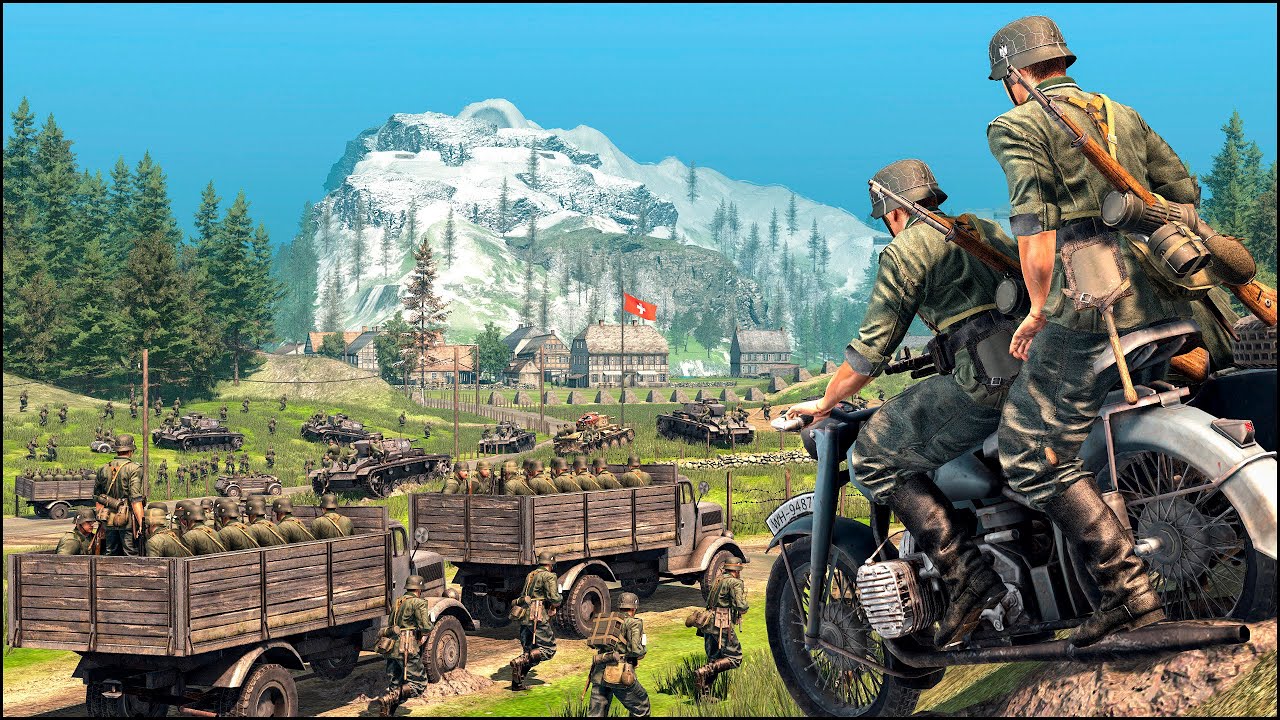 GERMAN CONQUEST of FORTRESS SWITZERLAND - OPERATION TANNENBAUM