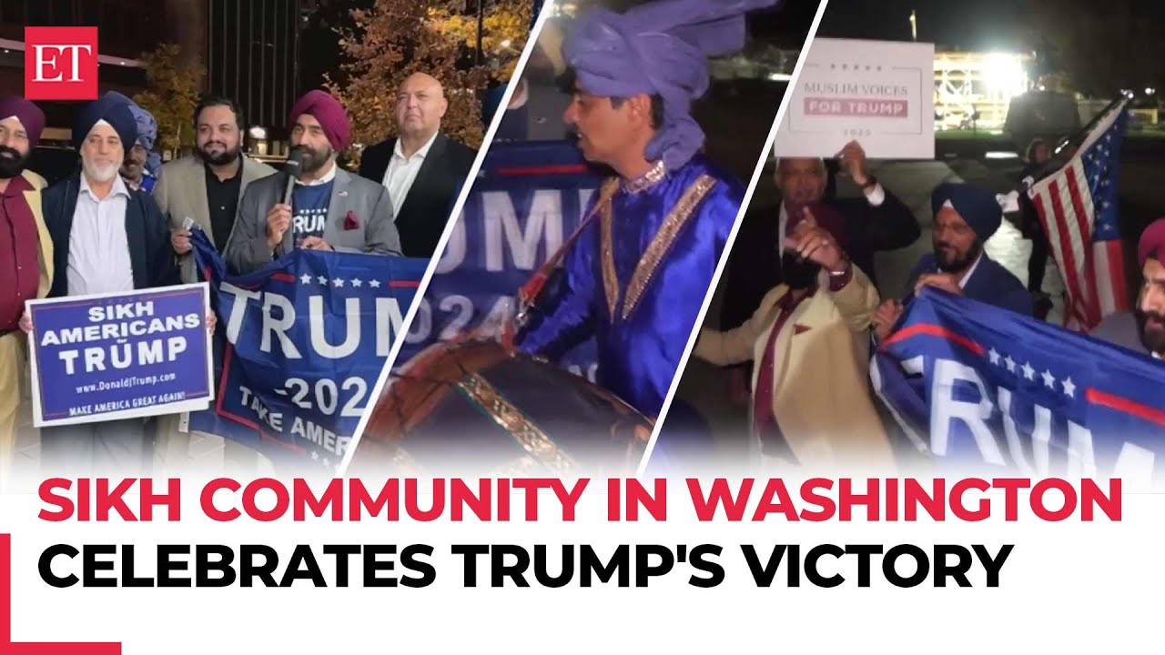 US Elections 2024: Sikh community in Washington DC celebrates Donald Trump's victory