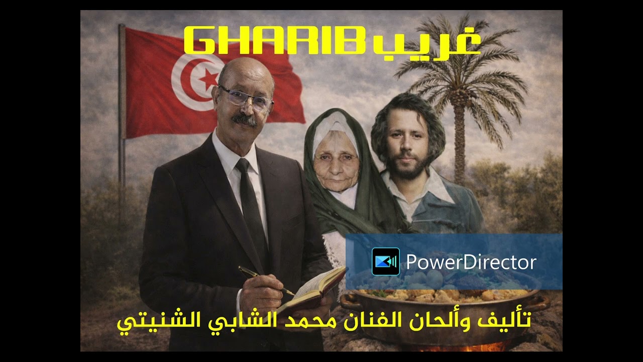 أغنية من الذكريات GHARIB تأليف وألحان الفنان محمد الشابي الشنيتي