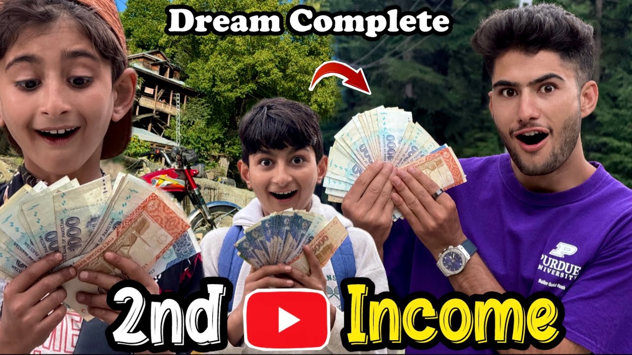 Got My 2nd YouTube Income 💸 | Ride to Bank with Brothers 🚴 | Dream Come True in Neelum Valley