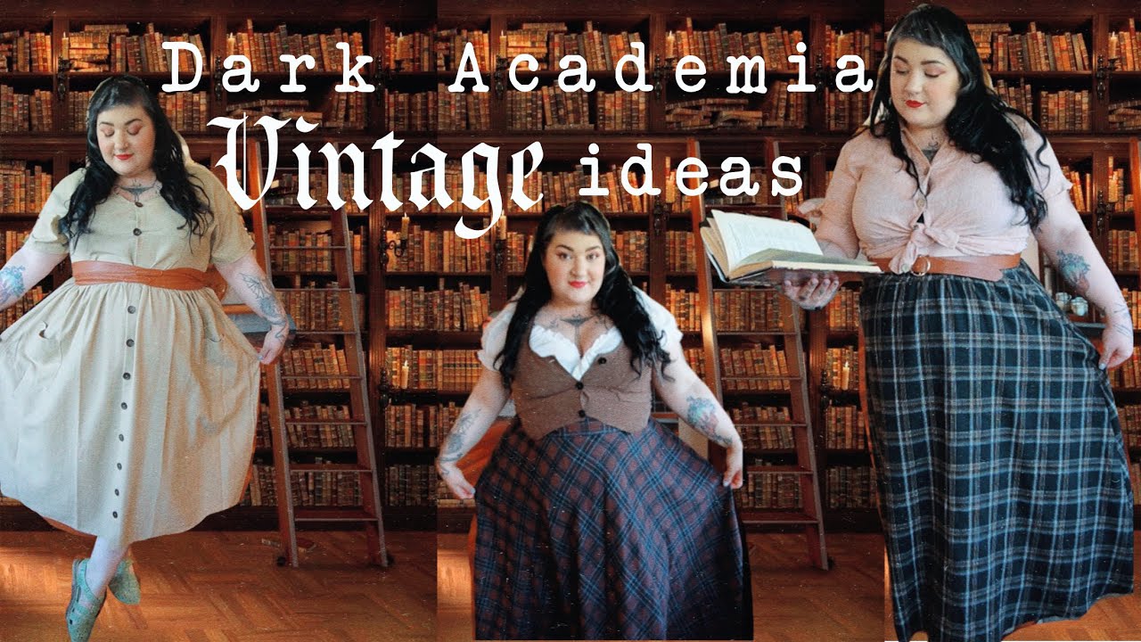 Винтажные наряды в стиле Dark Academia и Cottagecore 🕰️📚 Меняем свою эстетику!