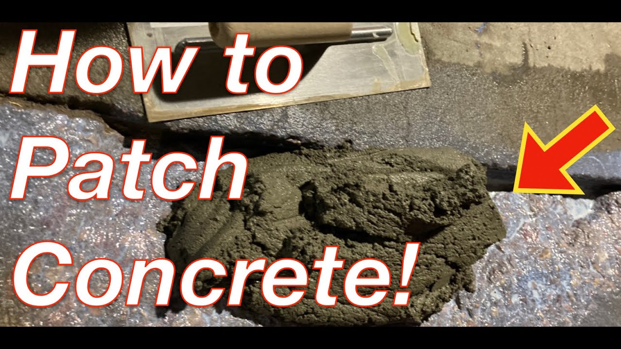 How to Patch a Pothole in Concrete! (DIY)