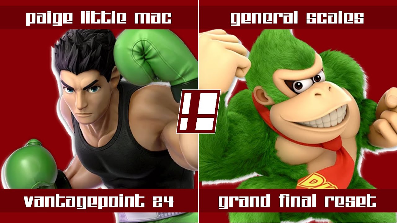 paige little mac (Little Mac) vs General Scales (Donkey Kong) - VantagePoint 24 Grand Final Reset