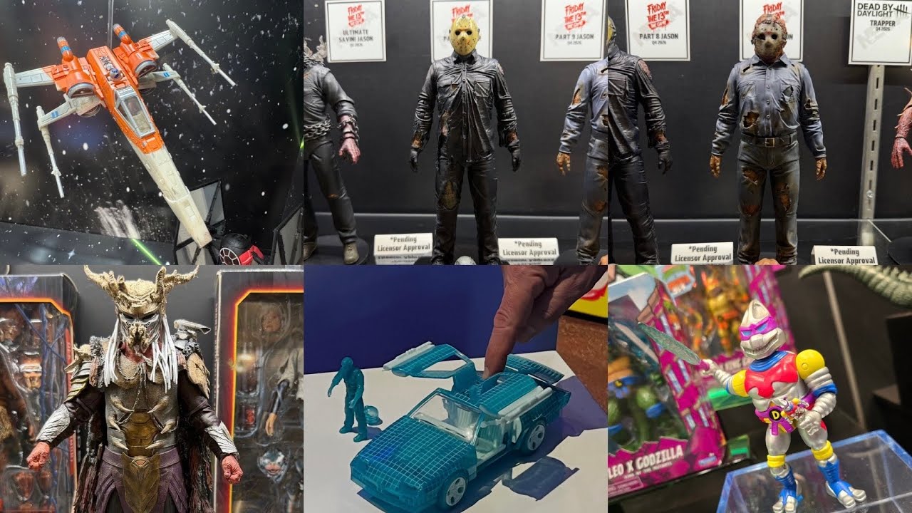 На выставке Toy Fair представлены новые фигурки Neca: Хищник, Пятница, 13-е, Черепашки-ниндзя, Зв...