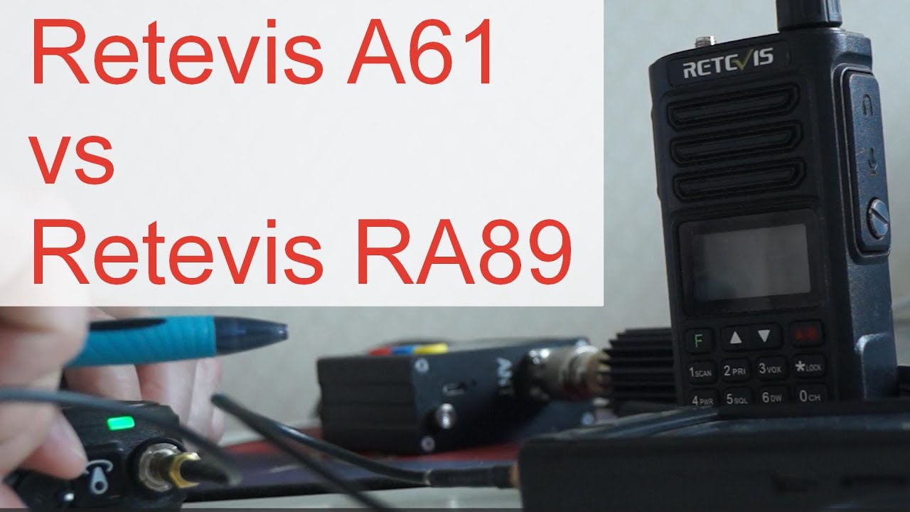 Retevis A61 vs Retevis RA89 - обзор сделанных на чипе Beken BK4819 портативных VHF/ UHF радиостанций
