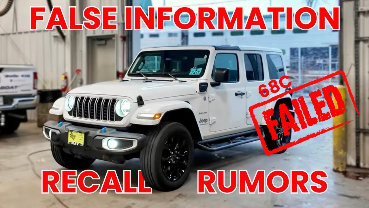 Plotki o wycofaniu modelu 68C | Fałszywe informacje | Jeep 4xe, Jeep Wrangler i Grand Cherokee